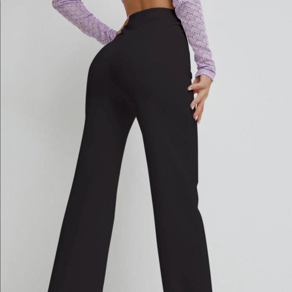 Black High Waist Dress Pant